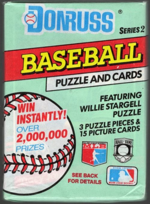 1991 Donruss Vintage Baseball Card Series 2 Retail Box Wax Pack, Sports Cards