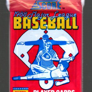 1988 Score Series 1 Vintage Baseball Card Factory Sealed Retail Box Wax Pack, Sports Cards
