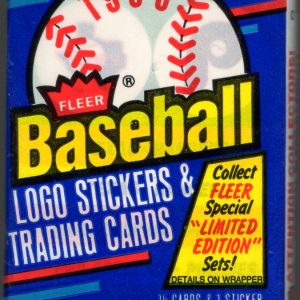 1988 Fleer Baseball Cards Retail Box Pack Sports Cards MLB Trading Cards Rookie Cards