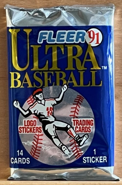 1991 Fleer Ultra Series 1 Baseball Cards Retail Box Pack Sports Cards MLB Trading Cards Rookie Cards