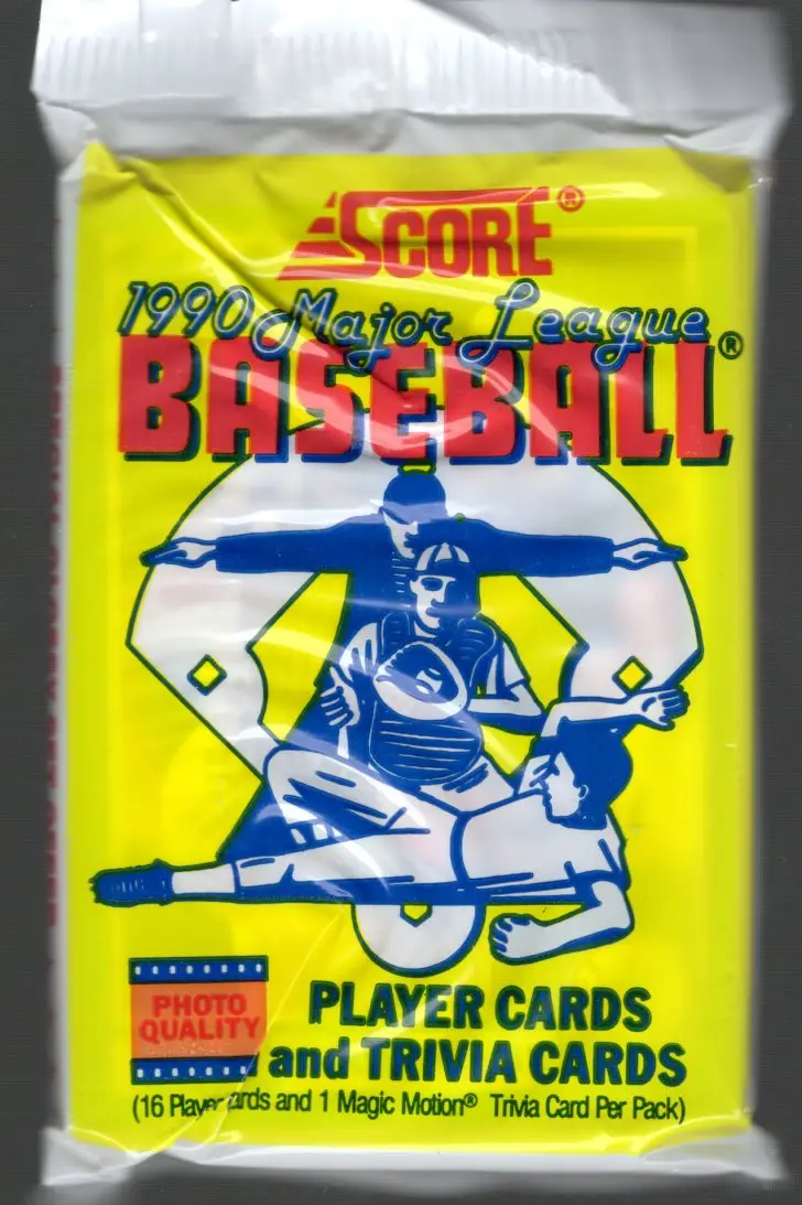 1990 Score Series 1 Vintage Baseball Cards Retail Box Pack Sports Cards