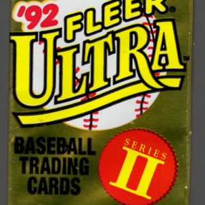 1992 Fleer Ultra Series II Baseball Cards Retail Box Pack Sports Cards MLB Trading Cards Rookie Cards