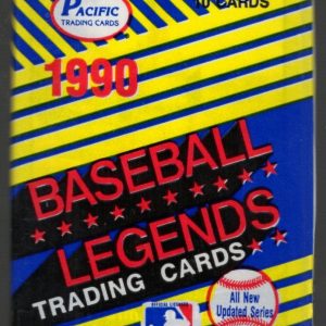 1990 Pacific Vintage Baseball Legends Retail Box Pack Wax Pack