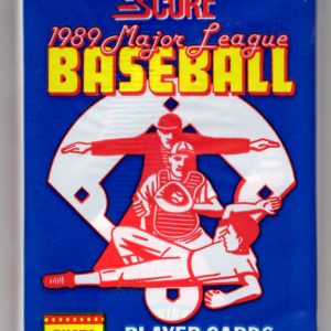 1989 Score Series 1 Vintage Baseball Card Factory Sealed Retail Box Wax Pack, Sports Cards