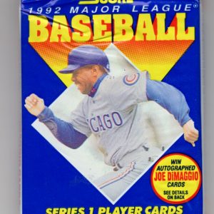 1992 Score Series 1 Vintage Baseball Cards Retail Box Pack, Sports Cards