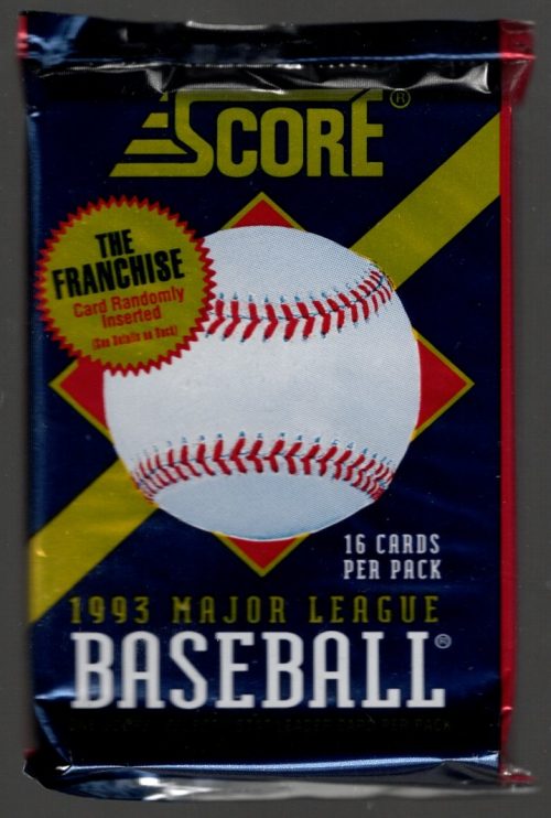 1993 Score Series 1 Vintage Baseball Cards Retail Box Pack, Derek Jeter Rokie Card New York Yankees