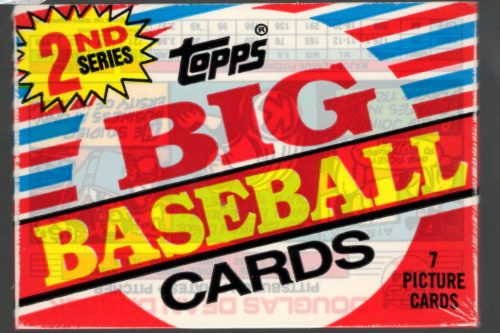 1988 Topps Vintage Big Baseball Cards Series 2 Retail Box Pack Sports Cards