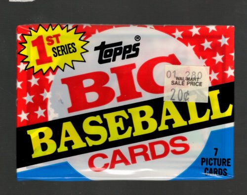 1989 Topps Big Baseball Series 1 Retail Box Wax Pack Vintage Baseball Cards