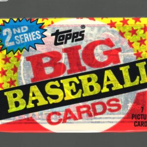 1989 Topps Big Baseball Series 2 Retail Box Wax Pack Vintage Baseball Cards