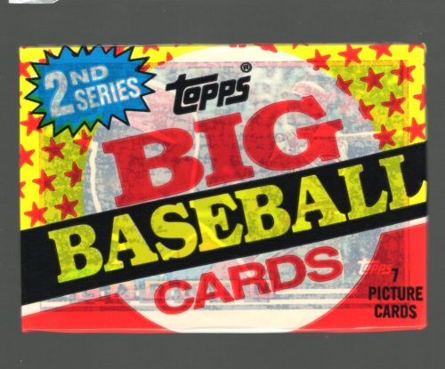 1989 Topps Big Baseball Series 2 Retail Box Wax Pack Vintage Baseball Cards