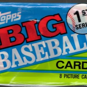 1990 Topps Big Baseball Series 1 Retail Box Wax Pack Vintage Baseball Cards