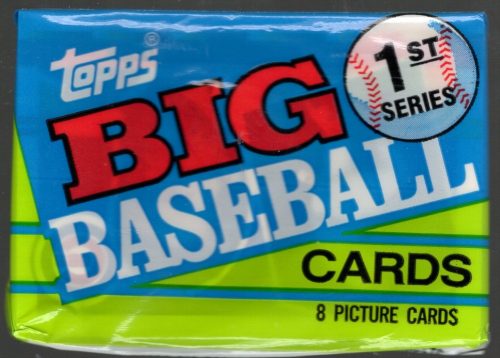 1990 Topps Big Baseball Series 1 Retail Box Wax Pack Vintage Baseball Cards
