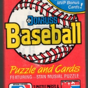 1988 Donruss Vintage Baseball Card Factory Sealed Retail Box Wax Pack, Sports Card
