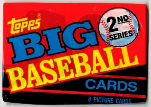 1990 Topps Big Baseball Series 2 Retail Box Wax Pack Vintage Baseball Cards
