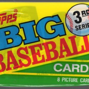 1990 Topps Big Baseball Series 3 Retail Box Wax Pack Vintage Baseball Cards