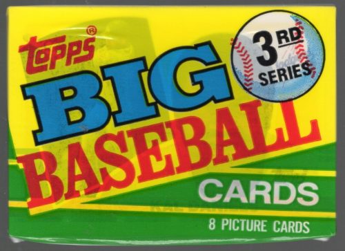 1990 Topps Big Baseball Series 3 Retail Box Wax Pack Vintage Baseball Cards