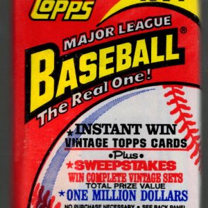 1991 Topps Vintage Baseball Cards Retail Box Wax Pack Sports Cards Rookie Cards