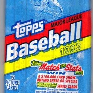 1992 Topps Vintage Series 1 Baseball Cards CELLO RETAIL BOX FAT PACK, Sports Cards Rookie Cards