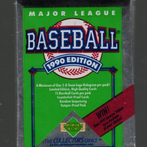 1990 Upper Deck Vintage Baseball Card Retail Box Pack Collector's Series