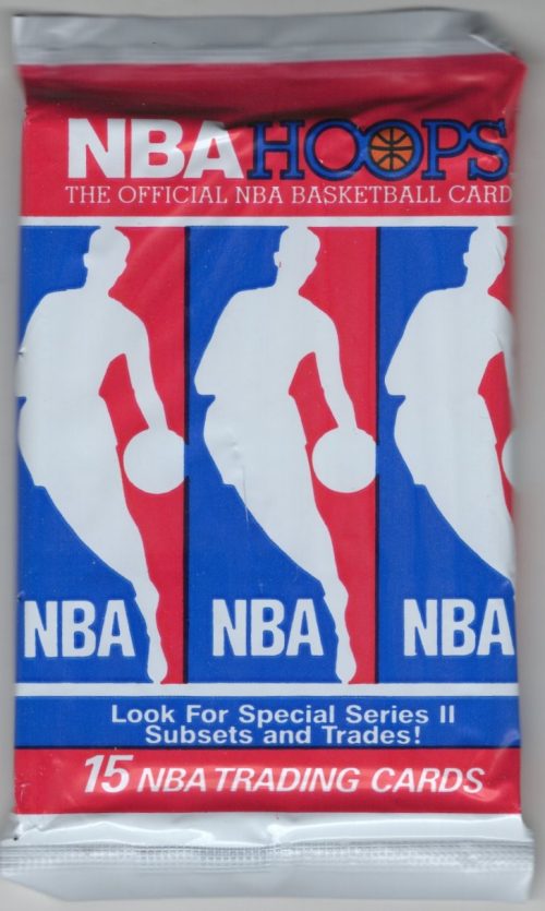 1990 NBA Hoops SERIES 2 Vintage Basketball Cards Retail Box Pack New Factory Sealed