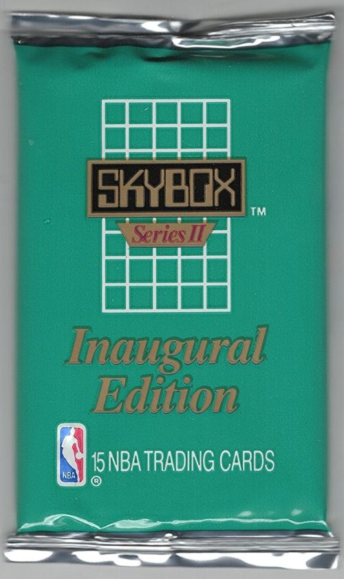 1990 Skybox SERIES 2 Innaugural Edition Basketball Vintage Basketball Retail Box Wax Pack