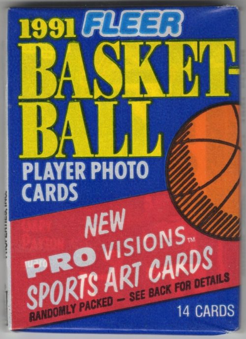 1991 Fleer Series 1 Vintage Basketball Cards Retail Box Pack New Factory Sealed