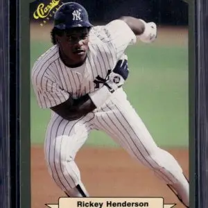 Rickey Henderson 1987 Classic Baseball #12 New York Yankees, Oakland A's