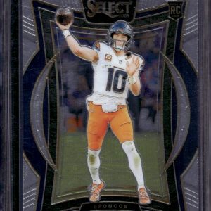 Bo Nix Rookie Card 2024 Select #30 Denver Broncos