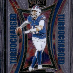 Josh Allen Turbocharged 2024 Panini Select #18 Buffalo Bills Football Card