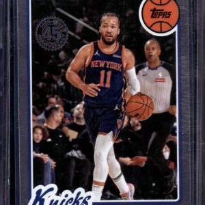 Jalen Brunson 45th Anniversary Insert 2025-26 Topps NBA #80BK-95 New York Knicks