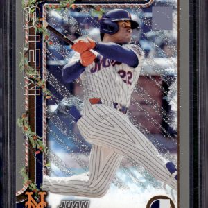 Juan Soto Silver Metallic 2025 Topps Holiday #H150 New York Mets
