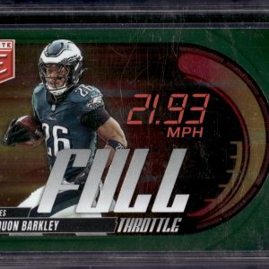 Saquon Barkley Full Throttle 2025 Donruss Elite #4 Philadelphia Eagles