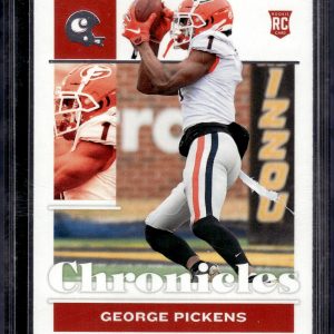 George Pickens Rookie Card 2022 Chronicles Draft Picks #21 Georgia Bulldogs, Cowboys