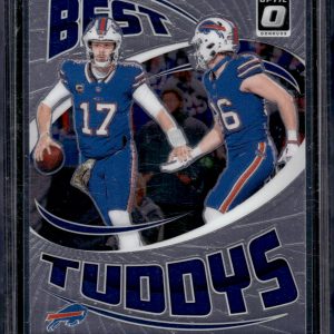 Josh Allen/Dalton Kincaid Best Tuddys 2024 Donruss Optic #10 Buffalo Bills