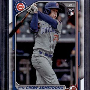Pete Crow-Armstrong Rookie Card 2024 Bowman Chrome #85 Chicago Cubs