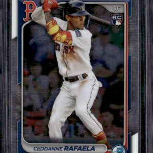 Ceddanne Rafaela Rookie Card 2024 Bowman Chrome #5 Boston Red Sox