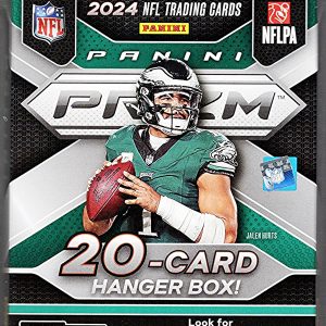 2024-25 Panini Prizm Football HANGER BOX - Jayden Daniels, Pink Wave Prizms, Bo Nix