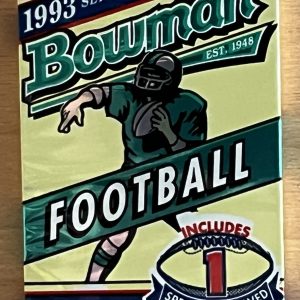 1993 Bowman Vintage Football Card Retail Box Wax Pack