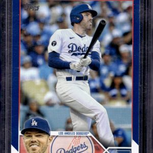 Freddie Freeman Blue Border 2023 Topps Series One #200 Los Angeles Dodgers