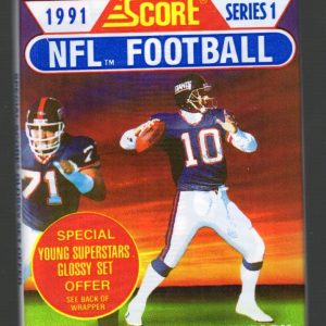 1991 Score Series 1 Vintage Football Card Retail Box Pack Sports Cards Brett Favre Rookie Card