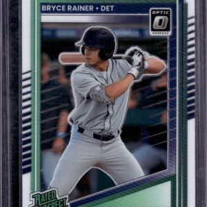 Bryce Rainer Rated Prospect 2025 Donruss Optic #189 Detroit Tigers