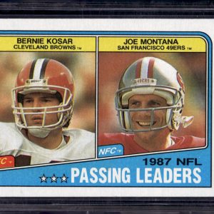 Joe Montana/Bernie Kosar 1988 Topps NFL #215
