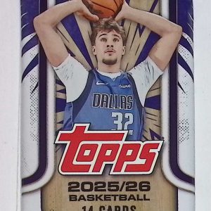 2025-26 Topps Basketball Card MEGA BOX PACK - RC'S: Cooper Flagg, Kon Kneuppel, VJ Edgecombe
