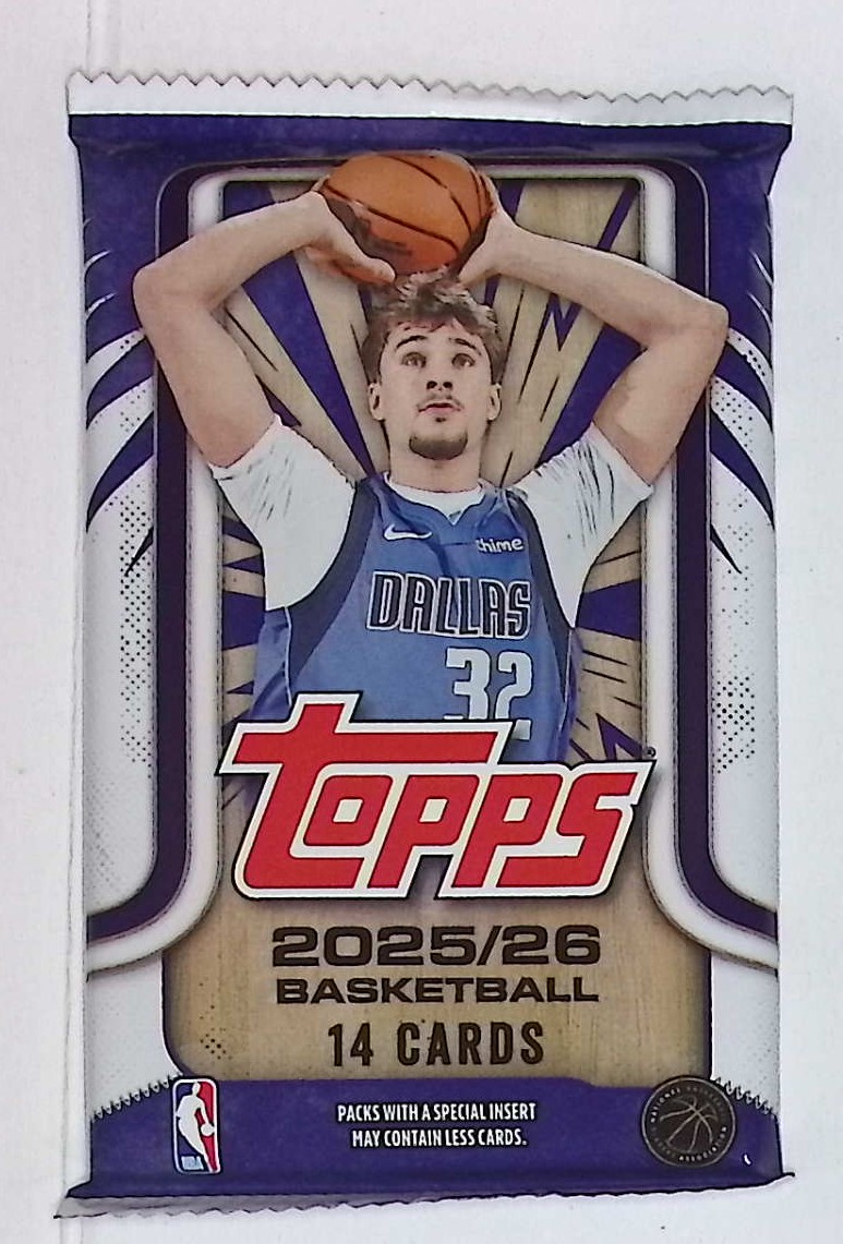 2025-26 Topps Basketball Card MEGA BOX PACK - RC'S: Cooper Flagg, Kon Kneuppel, VJ Edgecombe