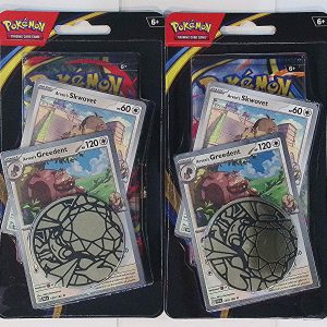 2 COUNT: Pokemon Mega Evolutions Phantasmal Flames Single Booster Blister Hanger w/ 1 Coin & 2 Promo Cards