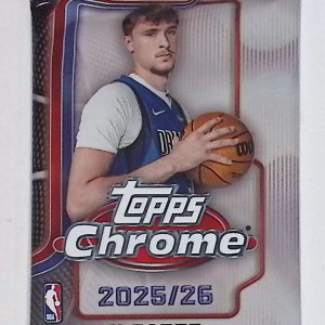 2025 Topps Chrome Basketball Cards BLASTER BOX PACK - Cooper Flagg Rookie Card