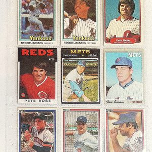 9 - Vintage 1970's & 1980's Baseball Cards: 1981 Donruss 1st Year Collectors Edition & Topps