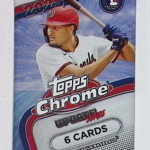 2025 Topps Chrome Update Series MEGA BOX PACK James Wood, Jacob Wilson, Dylan Crews Rookie Cards