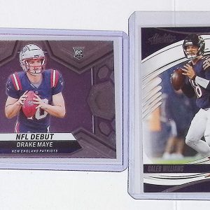 Drake Maye Rookie & Caleb Williams Rookie Cards: 2024 Panini Mosaic NFL Debut & Absolute
