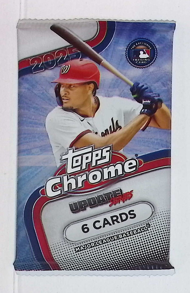 2025 Topps Chrome Update Series MEGA BOX PACK James Wood, Jacob Wilson, Dylan Crews Rookie Cards